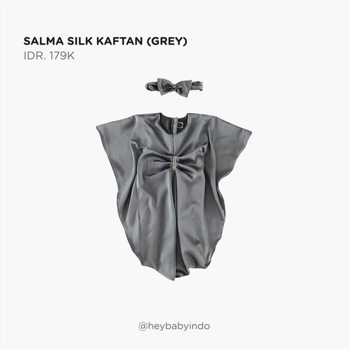 Foto Produk Hey Baby Salma Silk Kaftan - Grey, 1-2y dari Hey! Baby