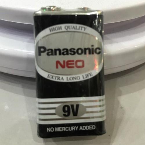 Foto Produk Panasonic Battery 9V Neo / Baterai 9V Kotak / Baterai Mic GROSIR dari ElectricalMART ID