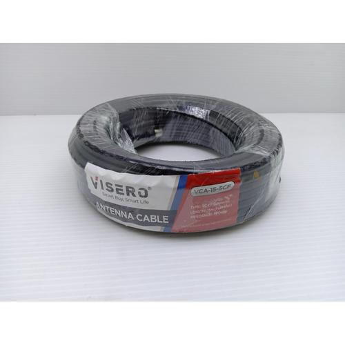Foto Produk Kabel Antena Visero + Jack RG-6 Cable 5C+F Connector For TV dari ElectricalMART ID