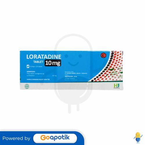 Gambar LORATADINE HEXPHARM JAYA 10 MG BOX 50 TABLET dari Apotek Permata Depok Kota Depok Tokopedia