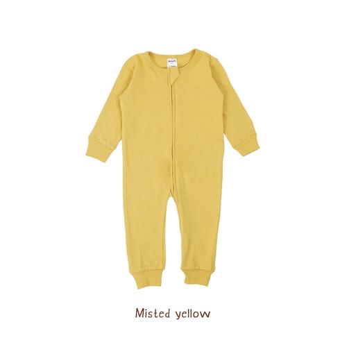 Foto Produk Piyama Bayi - Sleepsuit (0-2Years) - Misted Yellow, 0-3Month dari Booyahkids