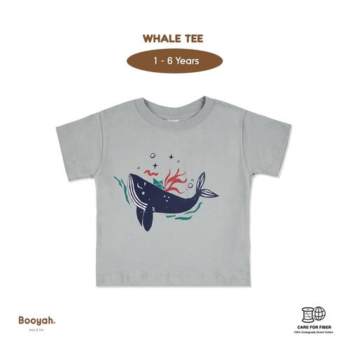 Gambar Booyah Kaos Anak Illustration Tee- Whale - 5Years dari Booyahkids Kab. Tangerang Tokopedia