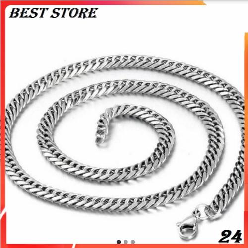 Jual kalung titanium rantau silver 