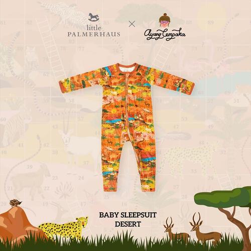 Foto Produk Little Palmerhaus x Ayang Cempaka - Sleepsuit DESERT 0-24 Bulan - DESERT, 3 Months dari Little Palmerhaus