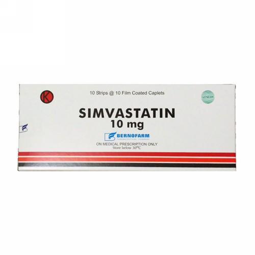 Gambar SIMVASTATIN BERNOFARM 10 MG BOX 100 TABLET dari Apotek Sumber Abadi 2 Kab. Jember Tokopedia