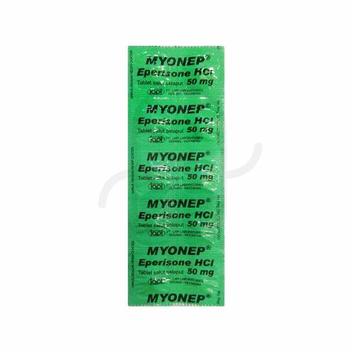 Gambar MYONEP 50 MG STRIP 10 TABLET dari Apotek Setra Farma PWK Kab. Purwakarta Tokopedia