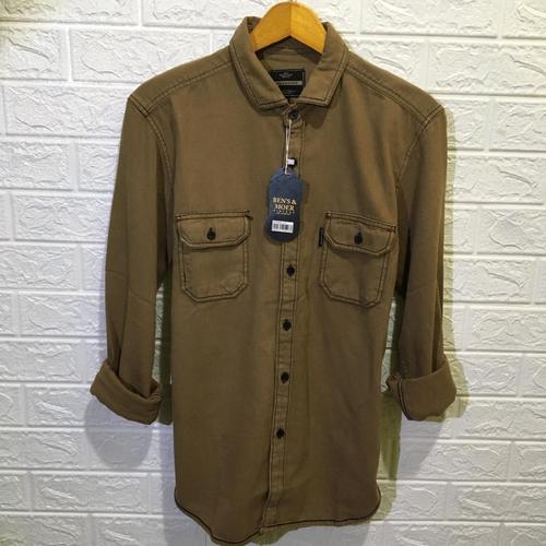 Jual KEMEJA DENIM PRIA DEWASA KEMEJA PANJANG LAKI-LAKI TERBARU 2021 - M,  Hitam - Kab. Bekasi - ELSA MODE | Tokopedia