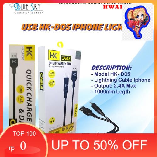 Jual Ori Kabel Data Fast Charging Cable Data Hk Ca-D05 Iphone/Type-C/Micro  - Kota Surabaya - Acc Hp Cetar | Tokopedia