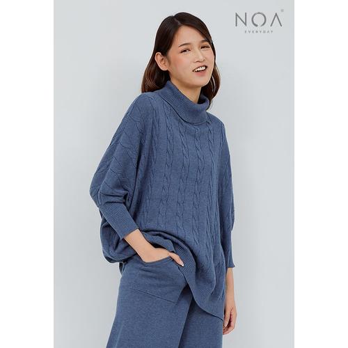 Foto Produk HANA Knitted Blouse - Denim dari Noaeveryday