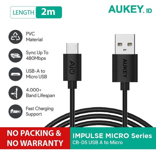 Foto Produk Aukey Cable Micro USB 2.0 2M (NO PACKING & NO WARRANTY) dari AUKEY