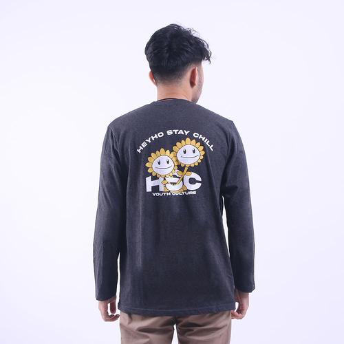 Gambar Heyho - Long Sleeve Youth Culture Grey - M dari Heyho Group Indonesia Kota Tangerang Selatan Tokopedia