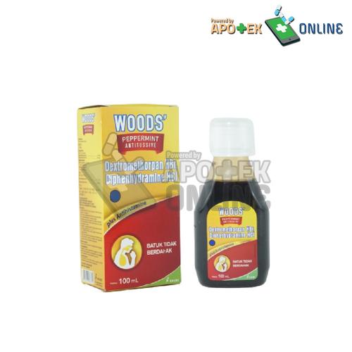 Gambar WOODS PEPPERMINT ANTITUSSIVE 100ML dari Apotek Albiruni Cipayung Jakarta Timur Tokopedia