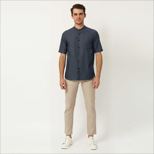 Nomitee's Shirt Men Short Sleeve - BLUE 