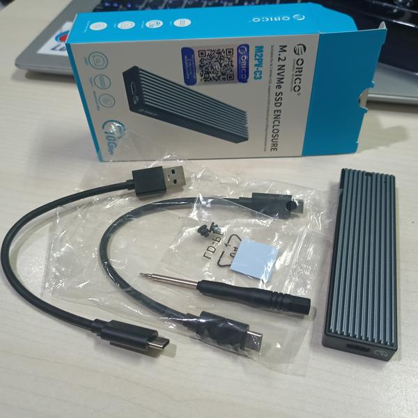 Orico M2PV-C3 NVMe SSD Enclosure Enterkomputer Toko