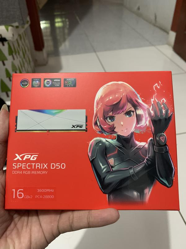 D50 Rgb Adata Dt50 Adata SPECTRIX D50 DDR4 3600Mhz 16GB (2X8GB