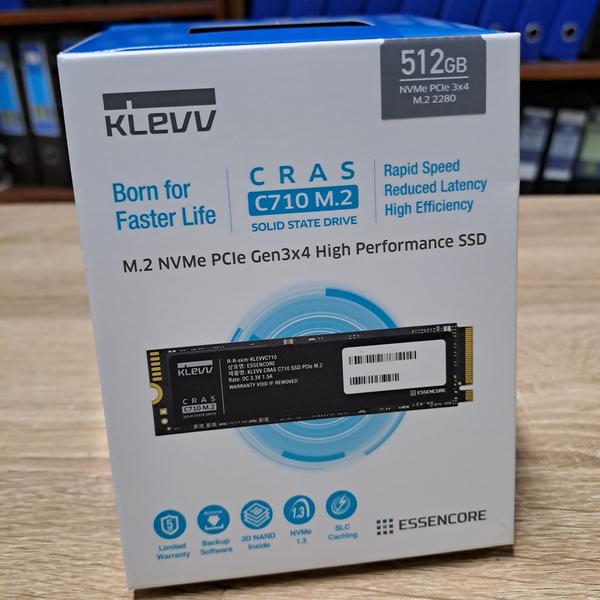 KLEVV SSD CRAS C710 512GB M.2 2280 NVMe PCle Gen3 x4 - K512GM2SP0
