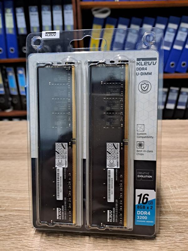 KLEVV DDR4 Value Series PC25600 3200MHz 16GB (2x8GB) 22-22-22-51