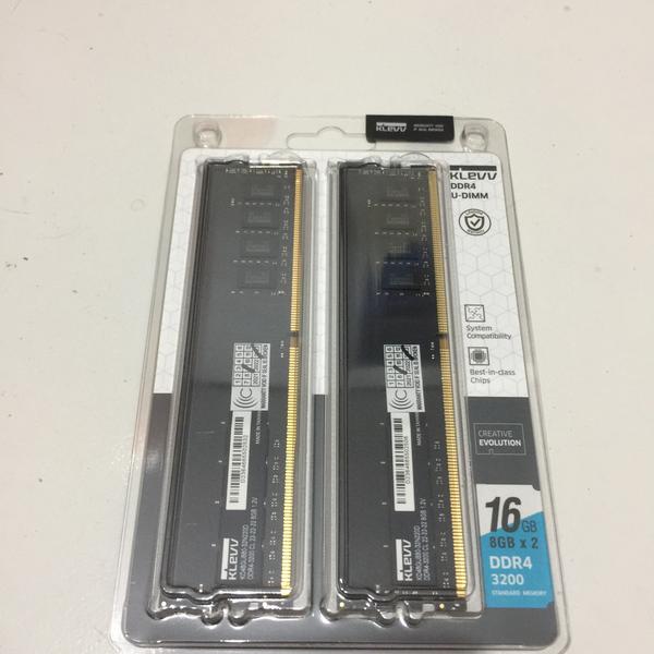 KLEVV DDR4 Value Series PC25600 3200MHz 16GB (2x8GB) 22-22-22-51
