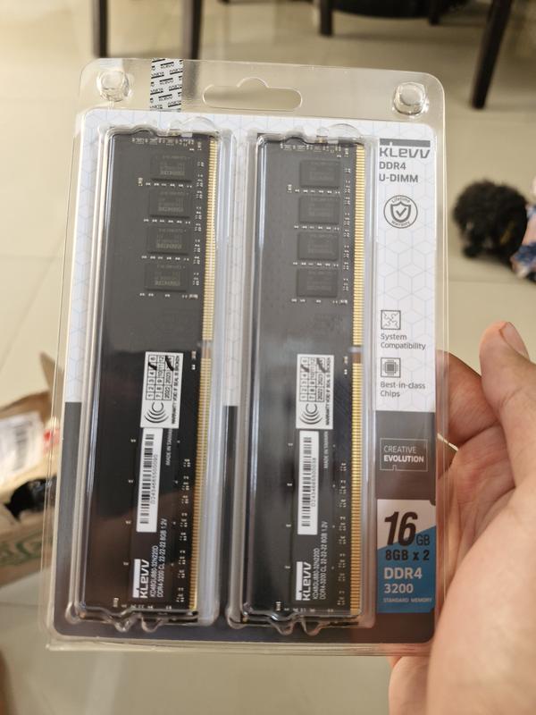 CPU DDR4 3200Mhz CL22 KLEVV 64GB KLEVV DDR4 8GB (1x8GB) 3200MHz CL22 1.2V SODIMM Laptop Ram Memory