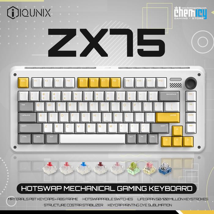 Iqunix ZX75 Gravity Wave Wireless RGB Mechanical Gaming Keyboard