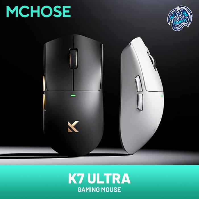 MCHOSE K7 / K-7 Ultra 8K Wireless Gaming Mouse with Docking Charge PAW3950