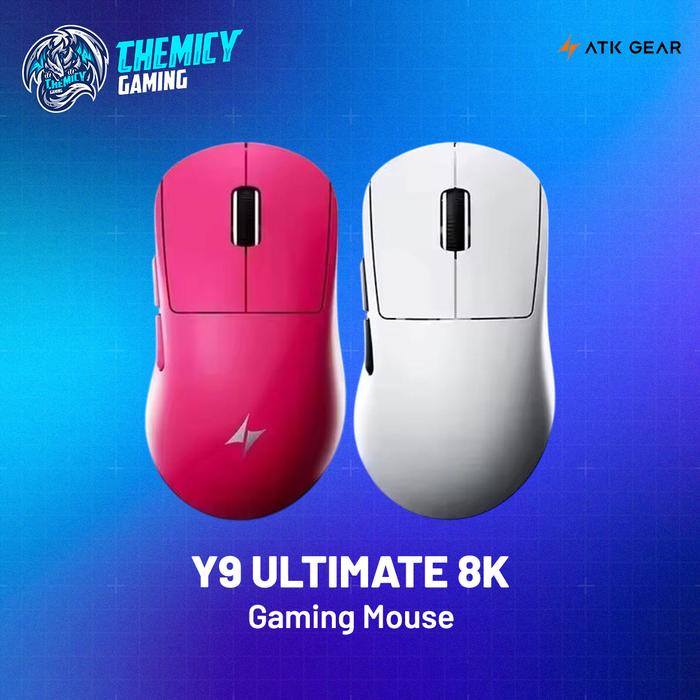 ATK Y9 | Y-9 Ultimate 8K Right-handed Ultra-Lightweight Tri-mode Wireless Gaming Mouse