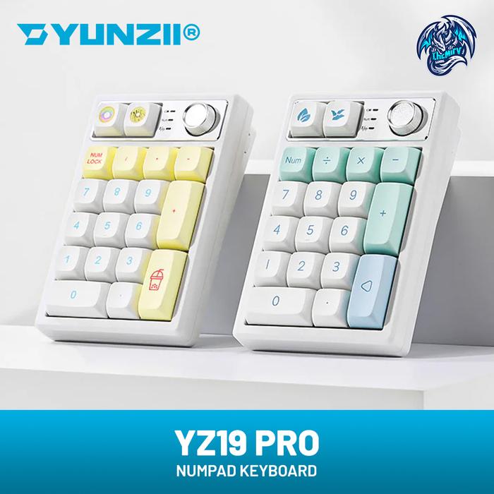Yunzii YZ19 / YZ-19 Pro Wireless Numpad Mechanical Keyboard