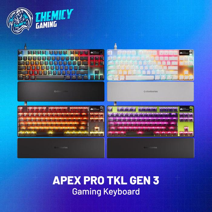 Steelseries Apex Pro TKL Gen III Rapid Tap SOCD OmniPoint 3.0 Mechanical Gaming Keyboard