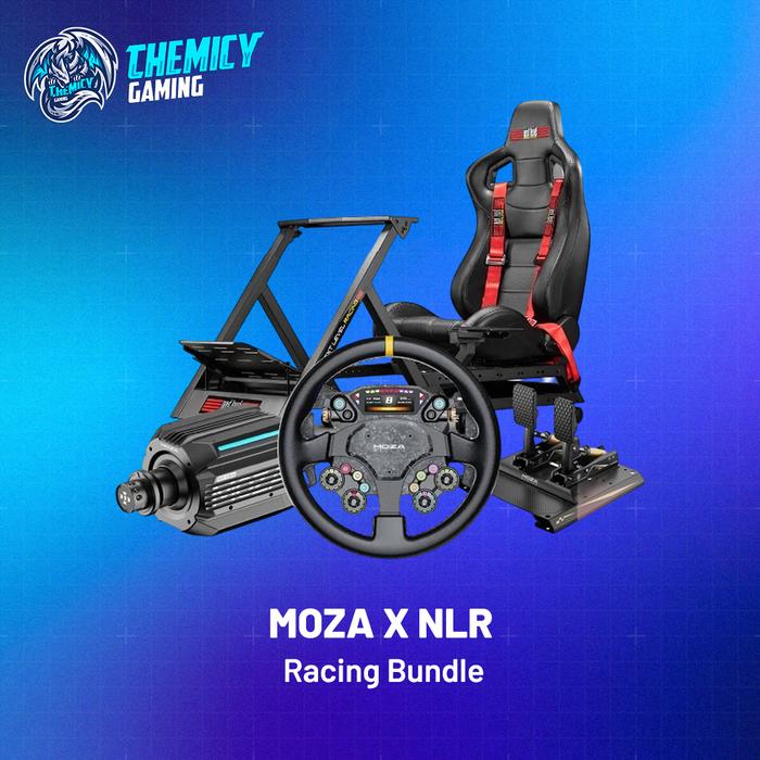 MOZA x NLR R21 Ultra + CS Pro Steering Wheel + CRP2 Pedal +  NLR GT Track Bundle Racing Simulator
