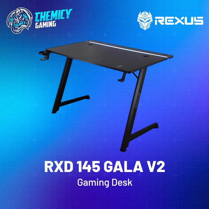 Rexus RXD145 / RXD-145 Gala V2 ARGB LED Mode Meja Gaming Desk