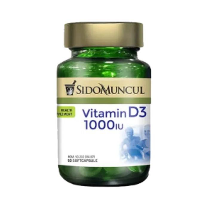 Manfaat Sidomuncul Vitamin D3 1000 IU , Kandungan & Aturan Pakai