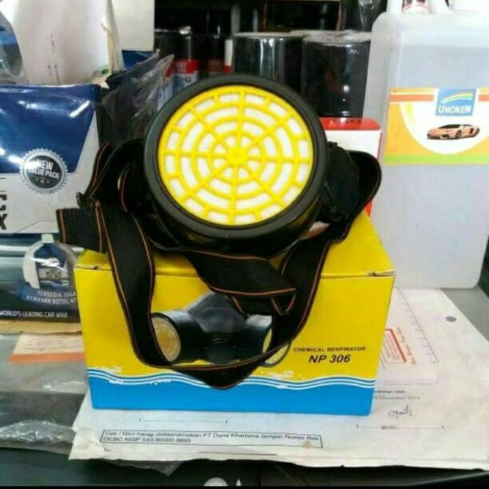 Gambar masker safety equipment respirator NP 305+FILTER dari Harapan safety undefined Tokopedia