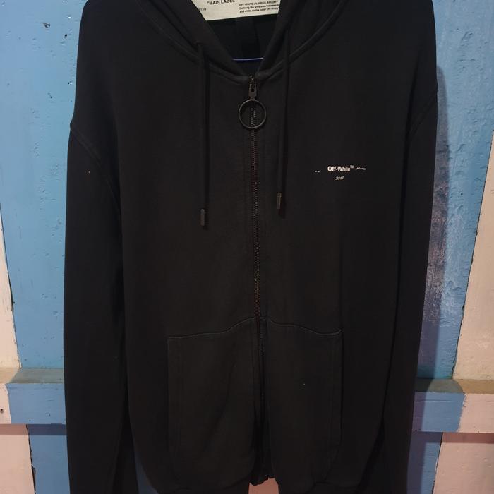Jual hoodie off white second original 