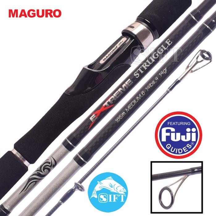 Gambar Joran MAGURO EXTREME STRUGGLE 150 165 180 CM | Pancing spinning fuji - 165 CM dari IFT Store undefined Tokopedia