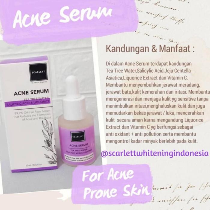 serum anti acne scarlett
