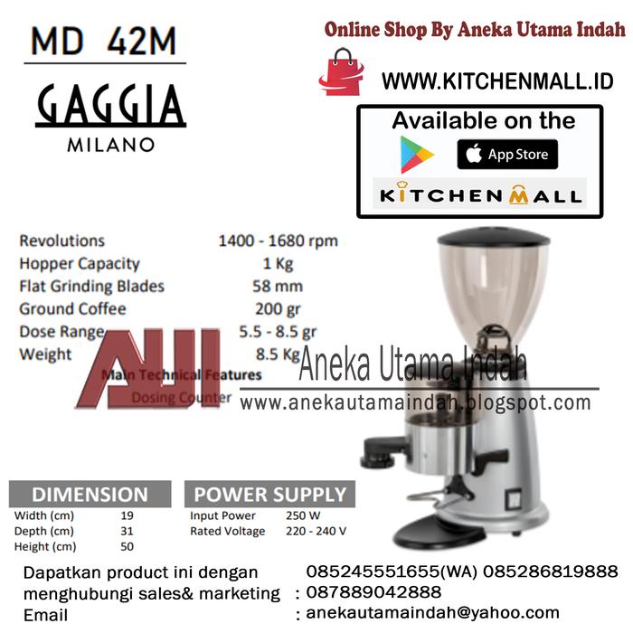 Jual GAGGIA MILLANO MD-42M Coffee 