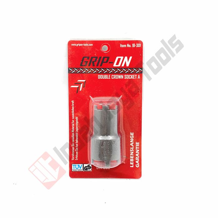 Gambar GRIP ON Double Crown Socket - Kunci Mahkota Kunci Kopling Mur Kopling - 18-301 TIPE A dari Indah Jaya Tools undefined Tokopedia