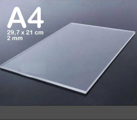 Gambar Akrilik A4 Lembaran 2mm Acrilyc Acrylic 2 mm Bening Clear Transparan dari raftechbandung undefined Tokopedia