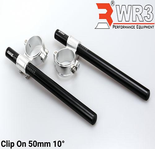 Gambar Stang Clip On WR3 50mm R6/R1/ CBR 1000RR/ZX636/GSX 600/750/1000 - Silver dari WR3 undefined Tokopedia