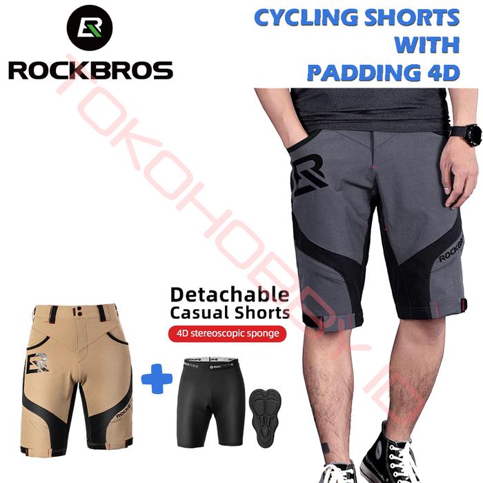 Jual Celana Sepeda dengan Padding Riding Short Pants ROCKBROS