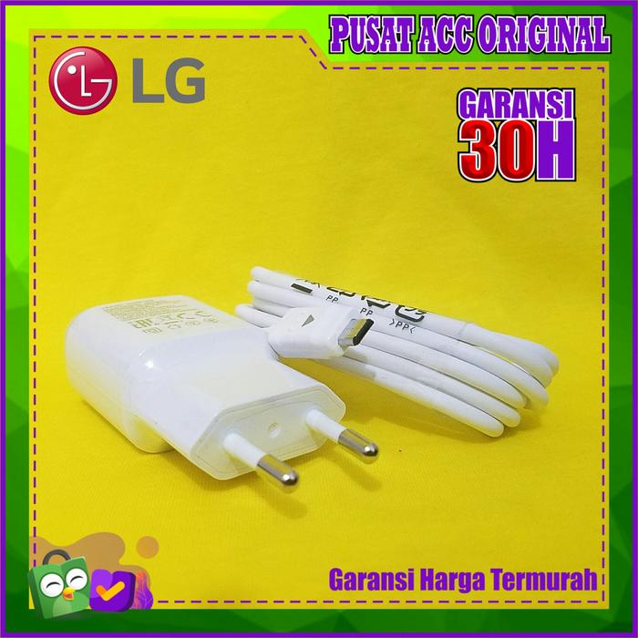 Gambar Charger Cas LG G2 G3 G4 Q8 Q6 K8 K10 Xpoer2 Adaptor Original 100% - Putih dari PUSAT ACC ORI undefined Tokopedia