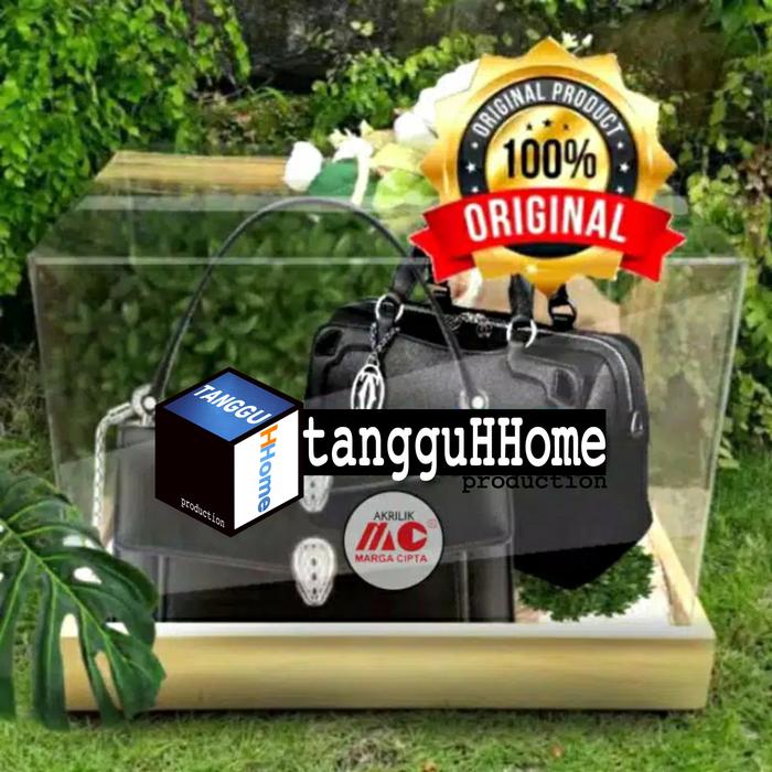 Gambar Kotak seserahan pernikahan isi 10 pcs dengan tray tinggi 7 cm via chat dari akrilik_home undefined Tokopedia