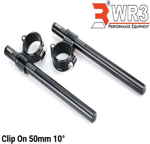 Gambar Stang Clip On WR3 50mm R6/R1/ CBR 1000RR/ZX636/GSX 600/750/1000 - Hitam dari WR3 undefined Tokopedia