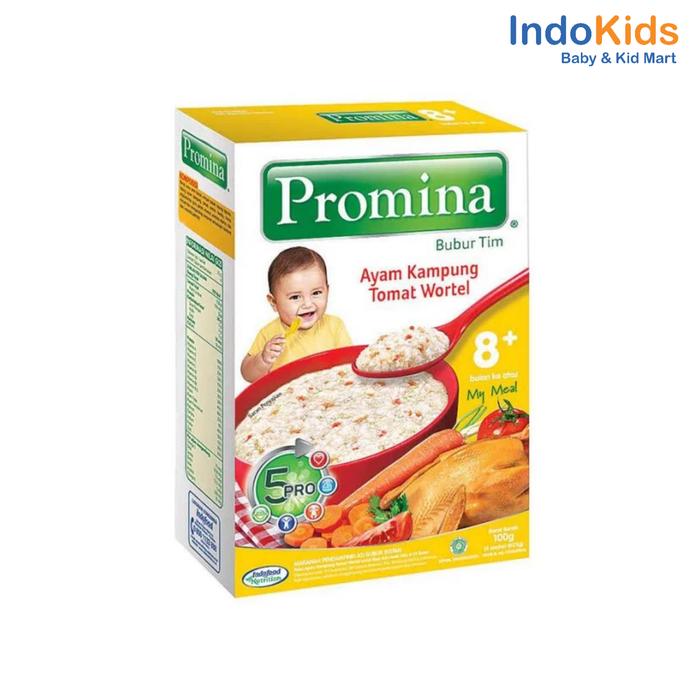 Gambar Promina Bubur Tim 8Month+ All Varian - Ayam Tomat dari Indokids Store undefined Tokopedia