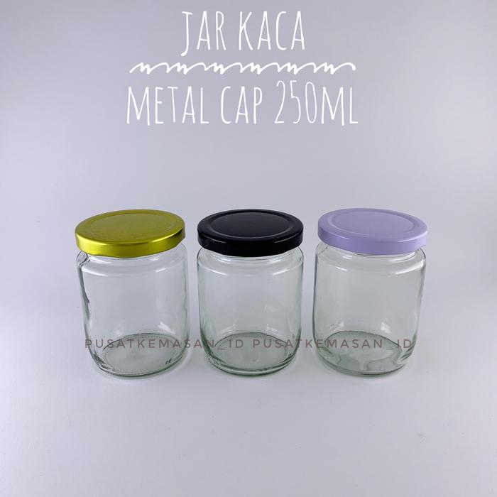 Gambar Food Jar Glass 250ml / Toples Kaca Botol Beling Selai Jam Chilli Oil - Putih dari PusatKemasanID undefined Tokopedia