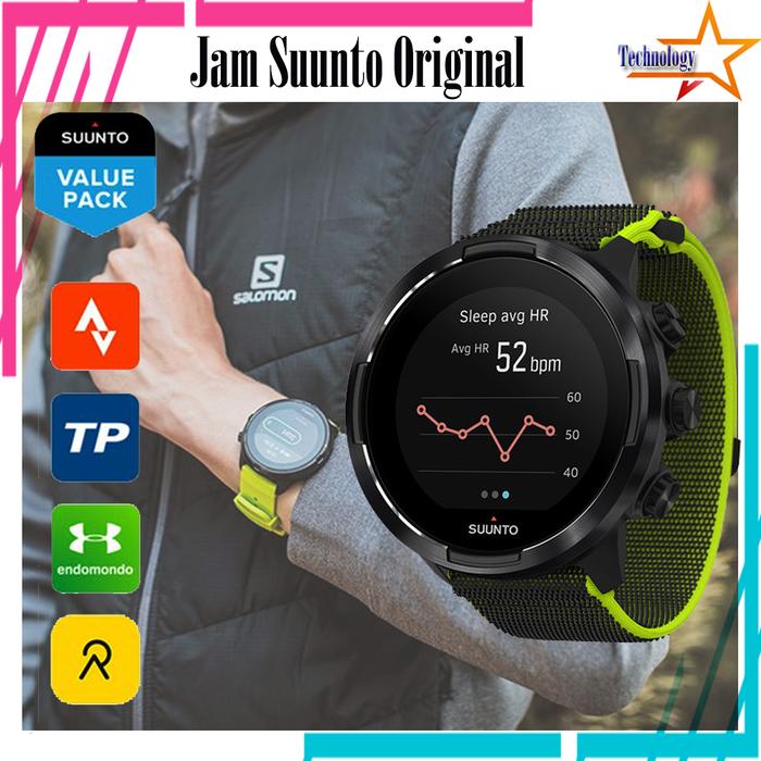 Jual SUUNTO 9 BARO BLACK/LIME GPS WATCH VELCRO STRAP ORIGINAL \u0026 BERGARANSI  - Jakarta Pusat - Technology Modern | Tokopedia