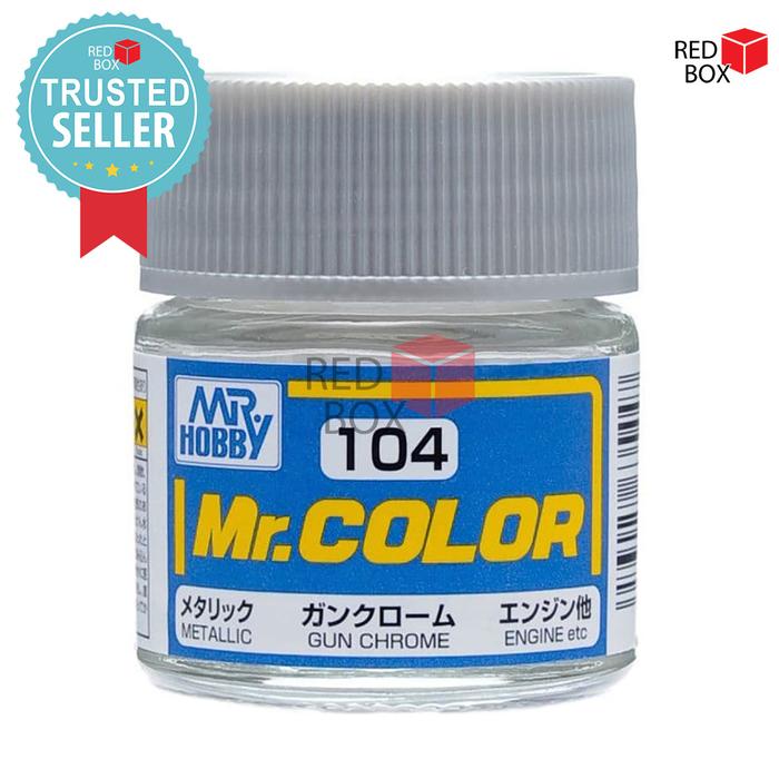 Gambar Mr Color C104 Gun Chrome - Mr Hobby Gundam Model Kit Airbrush C 104 dari redbox corner undefined Tokopedia