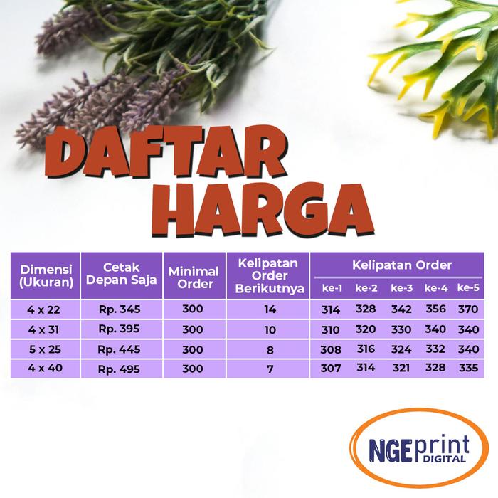 Gambar [KRAFT PAPER] ROLL HIJAB / ROLLER HIJAB / LABEL HIJAB - DAFTAR HARGA, 4 X 22 dari NGEprint Digital Indonesia undefined Tokopedia