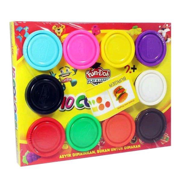 Gambar Fun Doh refill isi 10pcs dari Tokoid88 undefined Tokopedia