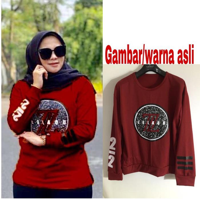 Gambar Blouse wanita AIZA/Atasan Blouse Jumbo Wanita Fashion/Blouse Jumbo - all size, Merah Muda dari Jun Jun Fashion Shop undefined Tokopedia